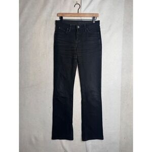 Wrangler Q-Baby Ultimate Riding Jeans Black Bootcut WRQ20BL Size 3/4 x 34